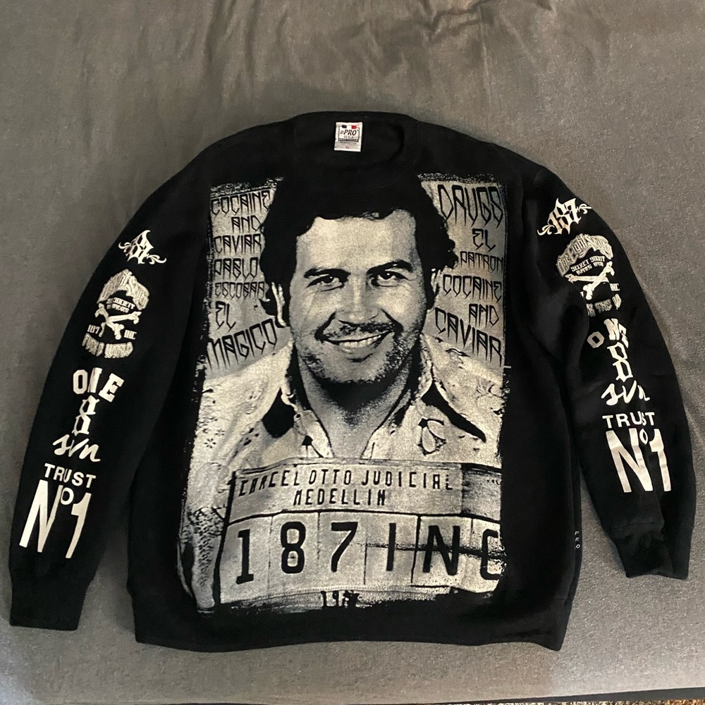 Cocaine and Caviar, Pablo Escobar, El Magico Crewneck